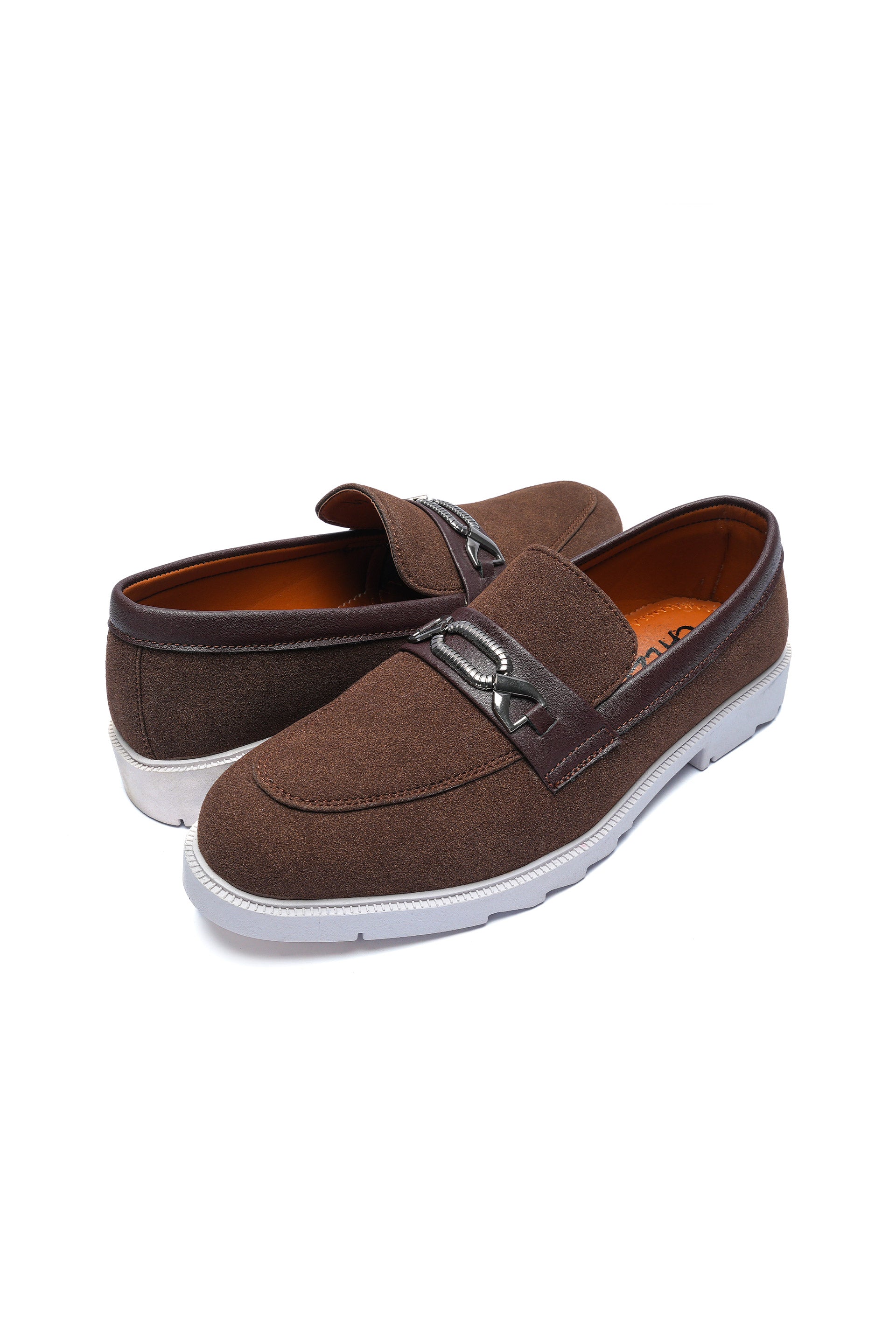 Men's Neubek Brown Dress Shoes 5798