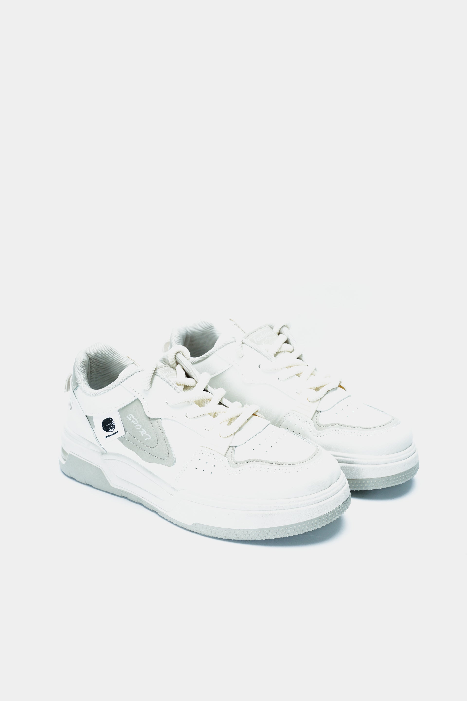 Low-Top Sneakers White 7285
