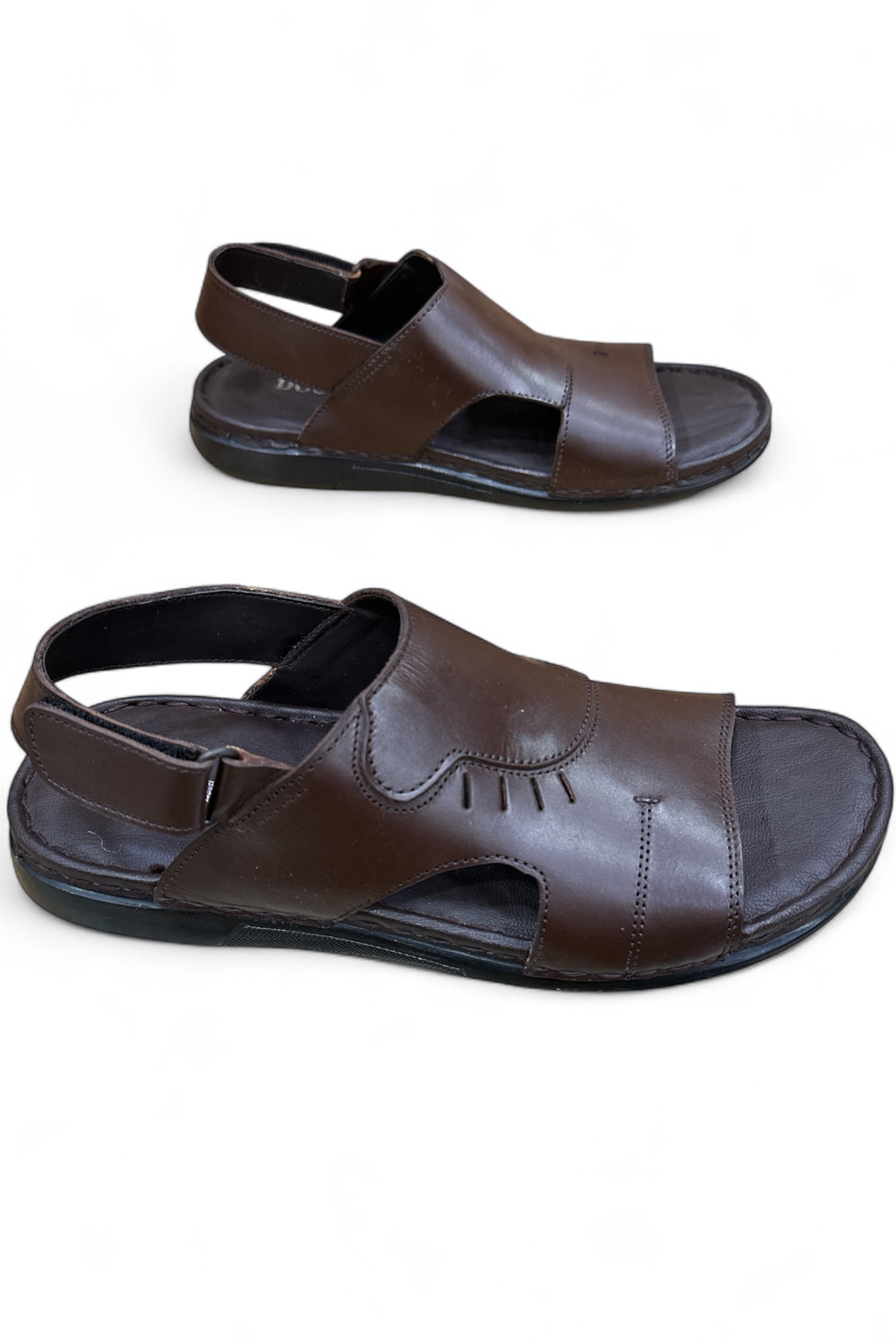 Men’s leather upper, insole leather pu sole 4471