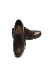 Pure Leather Rubber Sole Shoes 5816