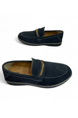 Imported Leather Nubek with rubber sole shoes 5879