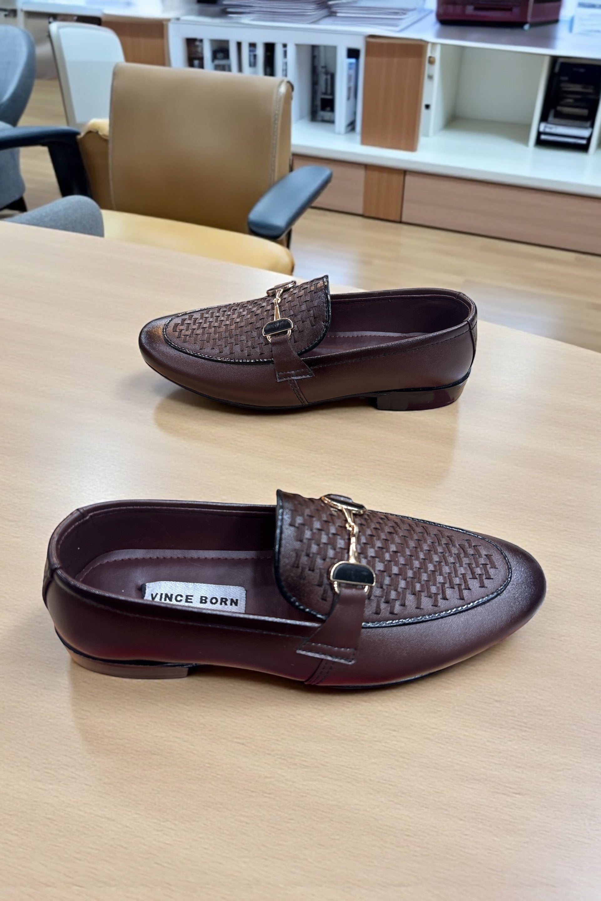 Men's Leather Rubber Sole dress Shoes