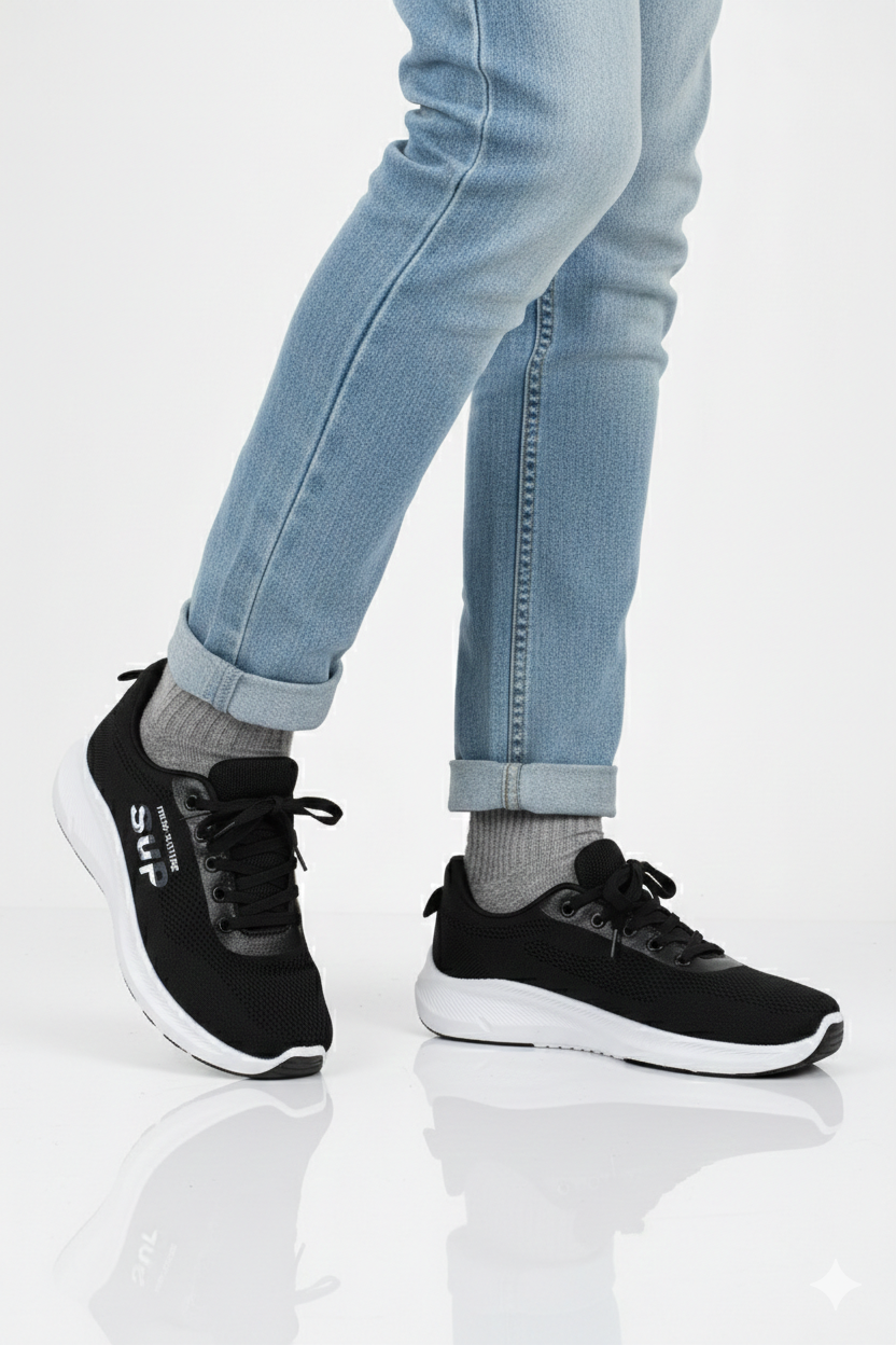 Casual Sneakers Black 7287