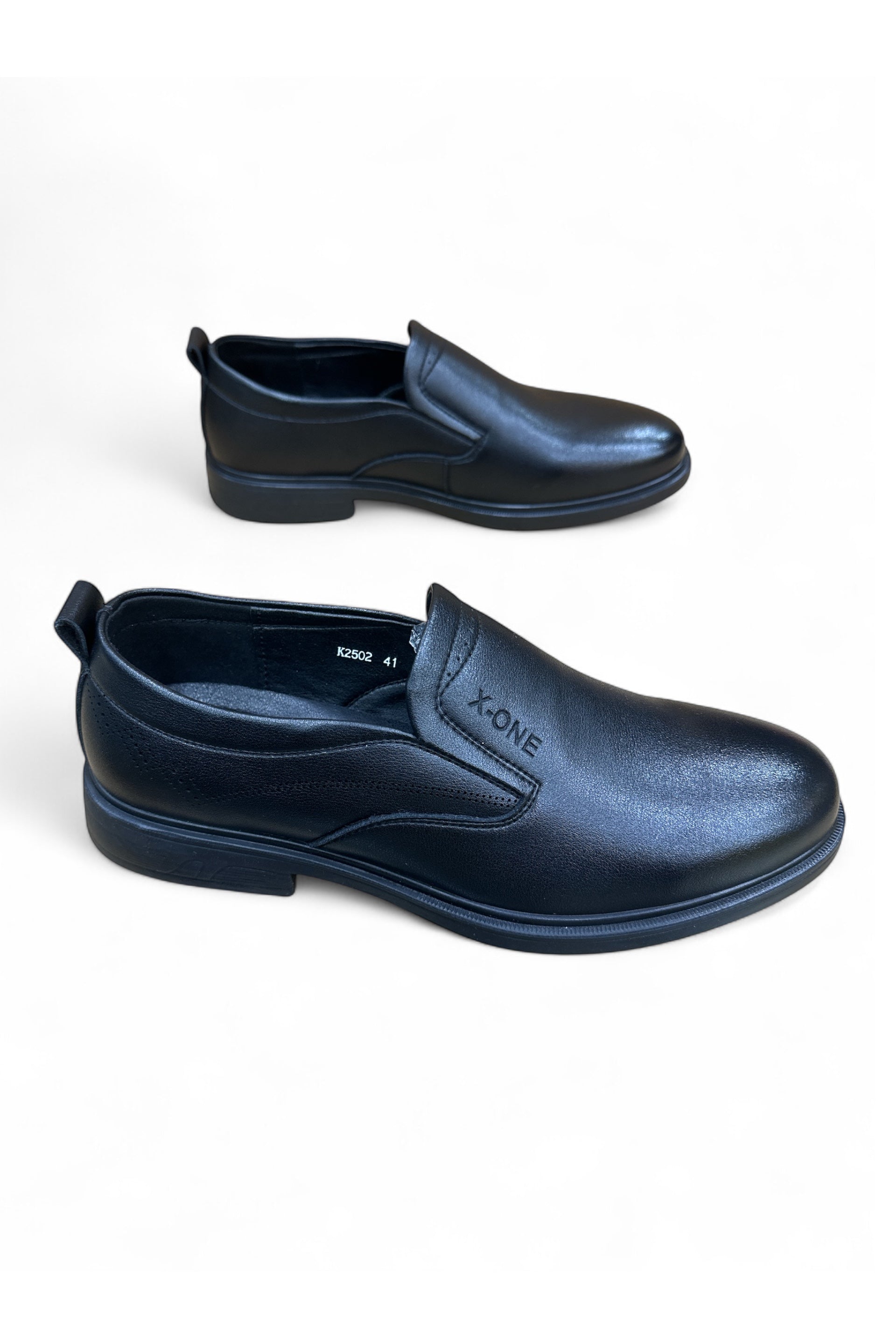 Imported leather wrinkle free dress shoes