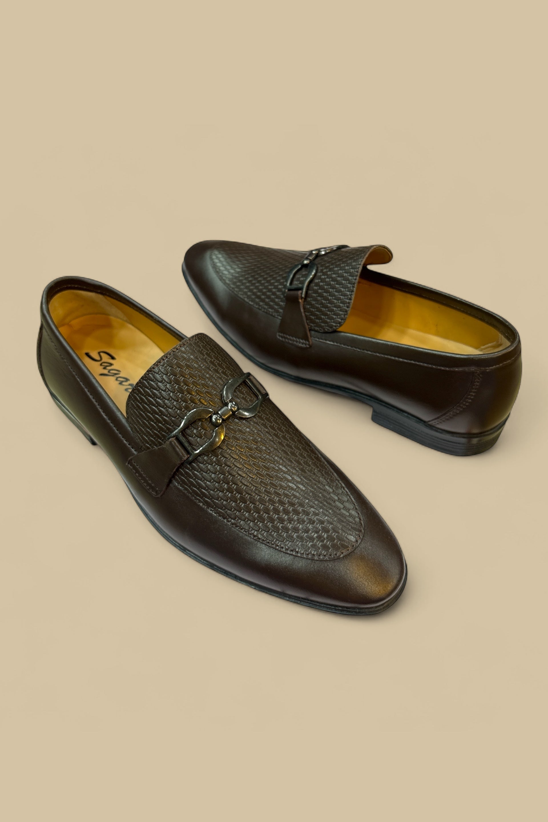 Men’s dress shoes in leather