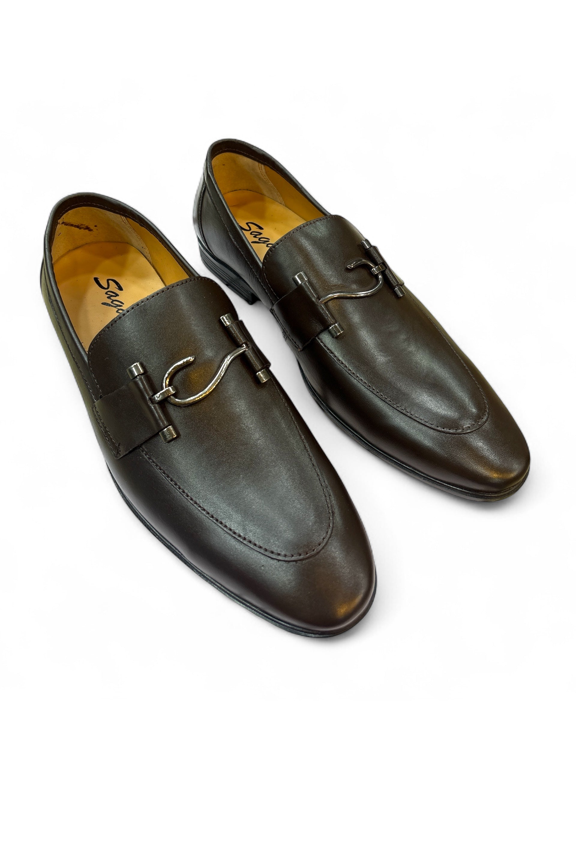 Men’s dress shoes in leather